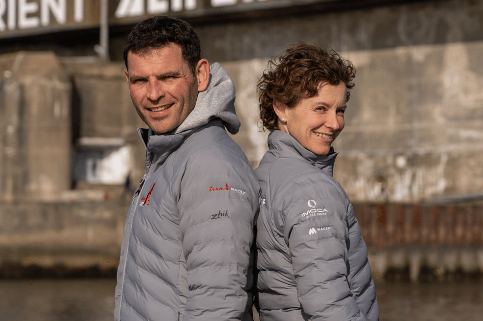 Isabelle Joschke et Pierre Brasseur font équipe à bord de MACSF pour la saison nautique 2023