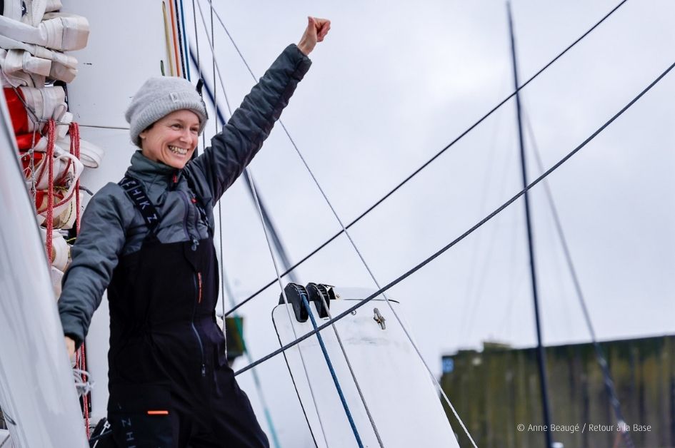 Retour à la Base : Isabelle Joschke réalise une performance remarquable à bord de MACSF