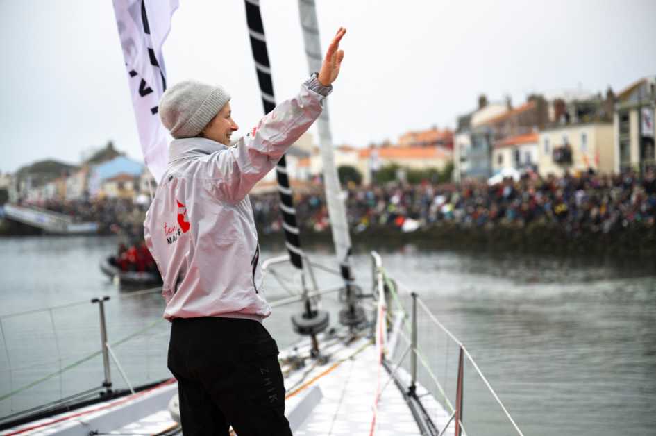 Top départ pour MACSF : Isabelle Joschke s’élance sur son deuxième Vendée Globe