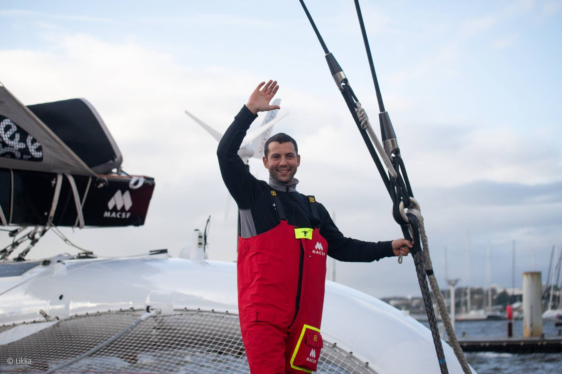 [Cartographie] Guirec Soudée s’élance pour son tour du monde à l’envers à bord de l'Ultim MACSF